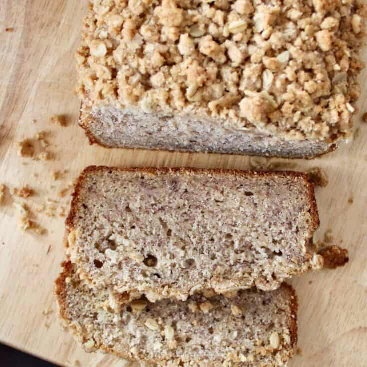 Maple Streusel Banana Bread
